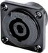 Neutrik NLT4MPXX-BAG Connecteur de haut-parleur Mâle, droit Nombre de pôles : 4 Noir 1 pièce(s)