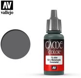 Vallejo Hobbyverf Acrylverf - 72054 Game Color - Dark Gunmetal - Acryl - Verf flesje - 18 ml