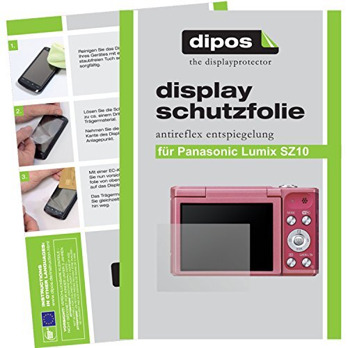 dipos I 6X beschermfolie mat compatibel met Panasonic Lumix SZ10 folie displaybeschermfolie