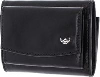 Golden Head Leren portemonnee Colorado RFID Protect Minischeintasche 1314 Schwarz zwart