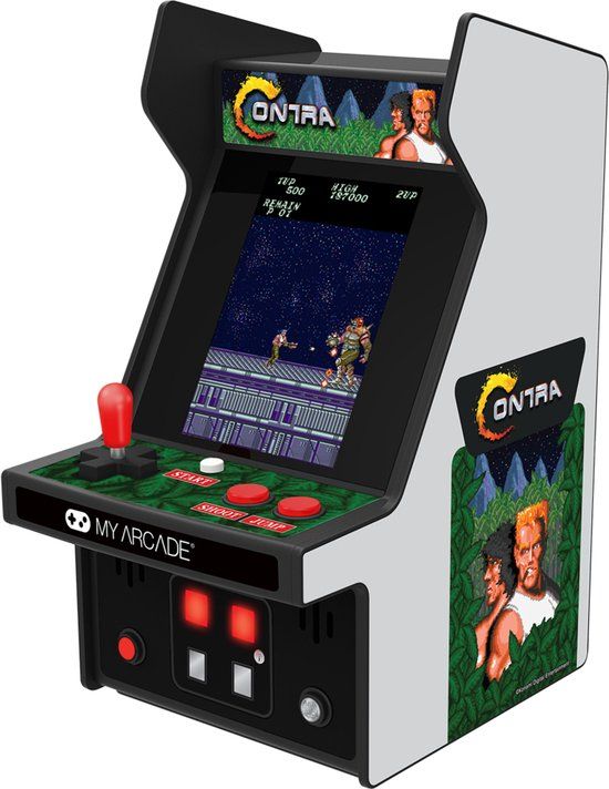 My Arcade Contra - Arcadekast - Zwart/Grijs