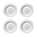 Serax Assiette creuse Silhouette M Ø23,7 cm lot de 4 Blanc