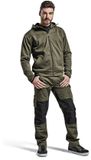 Blåkläder Service werkbroek met stretch zonder spijkerzakken 1495-1330 - Groen/Zwart - C150