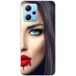 Xiaomi Siliconen hoesjes compatibel met Xiaomi Redmi Note 12 5G, Xiaomi Poco X5 Lips Blood