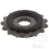 JT Sprockets Pignon 15Z PAS 525 Caoutchouté Diamètre intérieur 21.7/25