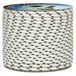 Corderie Italiane 006091653 touw gevlochten, 3 mm, 50 meter, wit met blauwe markering