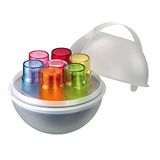 Guzzini - Happy Hour, PIC BOWL Picknickset, Glazen, Borden, Bakjes en Picknickbak - Veelkleurig, 27,5 x 27 x h23,5 cm - 06430152