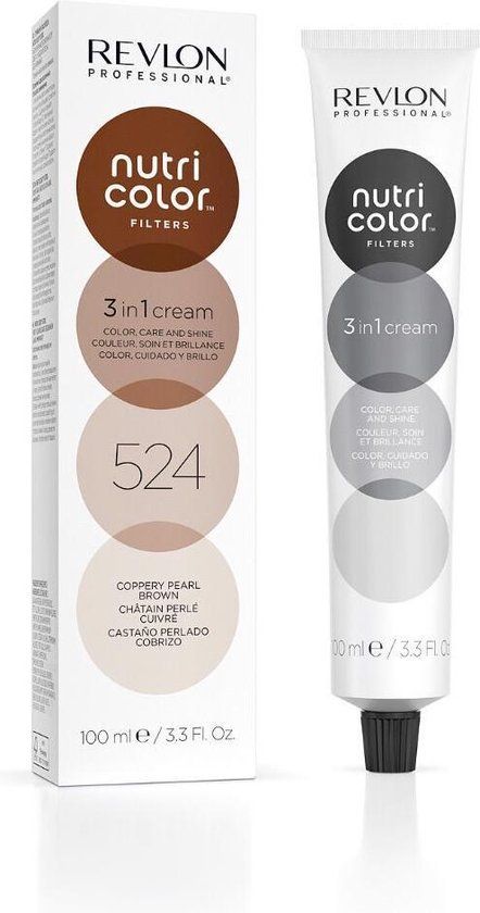 Revlon Nutri Color Filters 524 Iridescent Chestnut Brown - 100ml