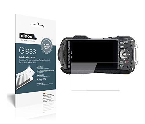 dipos I 9H pantserfolie, compatibel met Ricoh WG-70, beschermfolie, displayfolie