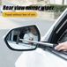 Actie4you® Essuie-glace arrière de voiture - Nettoyeur de vitre rétractable - Essuie-glace de rétroviseur réglable pour verre de rétroviseur - Brouillard de pluie - 22cm (noir)
