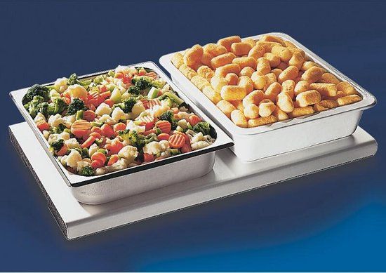 Warmhoudplaat 53x32,5cm | Aluminium