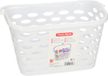 Plasticforte Panier à linge avec crochet - 25 x 15 x 20 cm - blanc - plastique - pour suspendre le linge