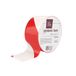 Idea Home Afzetband, rood en wit, 50 m x 48 mm, waarschuwingstape, niet klevend, markeringstape