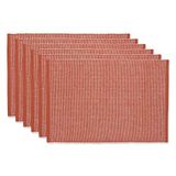 DII Tafelblad, Katoen, Vintage Rood, Placemat Set