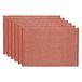 DII Tafelblad, Katoen, Vintage Rood, Placemat Set