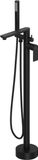 Mexen Leda freestanding bath tap, black - 75633-70