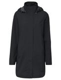 VAUDE Mineo 2,5L jas, hardshell jas, dames outdoor sportjasjes, waterdicht, winddicht, hardshell, capuchon, regular fit