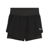 PUMA Dreamrun 2-in-1 dryCELL hardloopshort voor dames, 8 cm