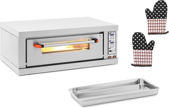 Royal Catering pizzaoven - 1 kamer - 3200 W - Timer -