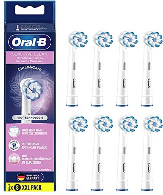 Oral-B Sensitive Clean opzetborstels - 8 stuks