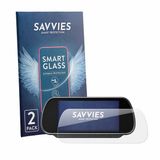 Savvies 2 Stuks Screenprotector voor Falcon Mirror Monitor FN-MWCS-M7-R - Transparant