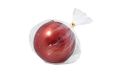 Nataluna Rode metalen kaars bol 10 cm 6707029