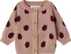 LIL' ATELIER NAME IT NBFLULIO KNIT CARD LIL NOOS Baby Cardigans Roze Katoen Maat 56