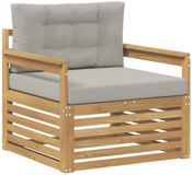 vidaXL Buitensofa Polyester Wit