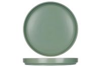 Cosy & Trendy ALTO Set van 6 platte borden van aardewerk, groen, diameter 26 cm