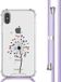 iMoshion Hoesje iPhone Xs / X - Design Hoesje met Koord - Sandstone Dandelion