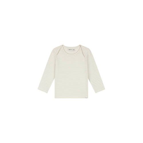 Babyface gestreepte longsleeve beige