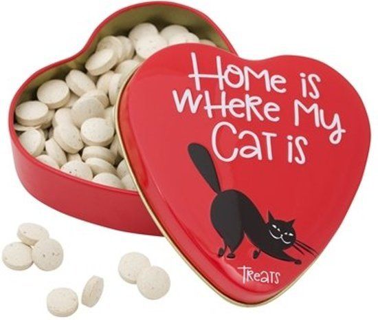 SANAL Home Is Where My Cat Is Bewaardoos Met Kattensnoepjes - Gevogelte - 60 gram