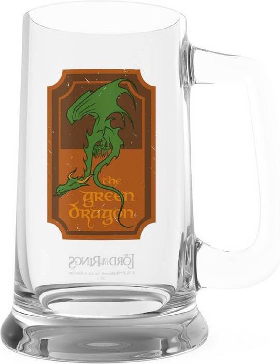 - LORD OF THE RINGS - The Green Dragon - Glass Jug 620ml