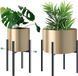 Unyqoos® Support de plante réglable, noir, métal, pour pots de 21-30 cm