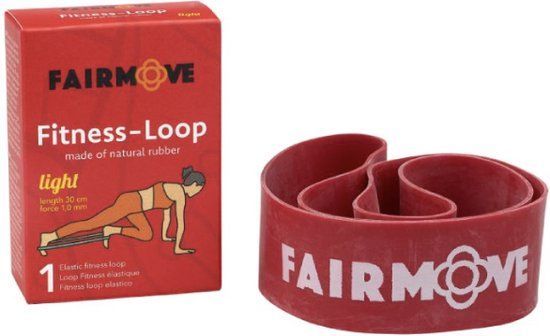 Fitness Loop - Light - Rood - Weerstandselastiek - Rubber - 1 stuk(s)