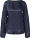 s.Oliver Chemisier Manches Longues Femme Marine Viscose