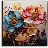 Mauro Ferretti Tableau Laquared Wall Panting With Frame Narcy -a- 82x4x82