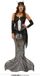 Fiestas Guirca Robe sirène femme Polyester Noir M