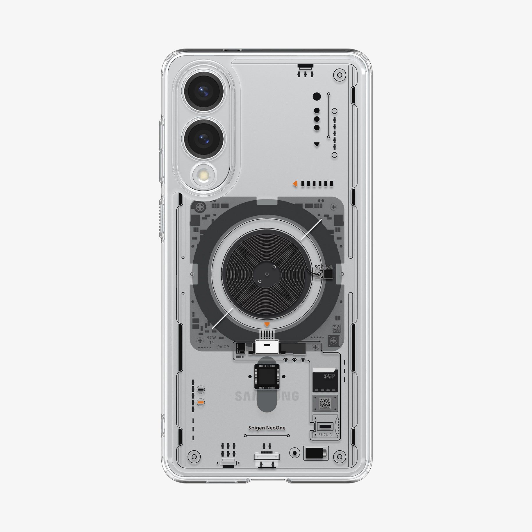 Spigen Ultra Hybrid MagFit - Back Cover - Samsung Galaxy S25 Edge - Transparant