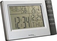 Technoline WS 9121 Digitale Weerstation - Aluminium, Zwart