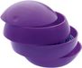 Spirella Beauty Organizer Box – Ronde Cosmetica Organizer met 3 Draaibare Vakken – Badkamer Opbergdoos voor Kleine Accessoires – Paars
