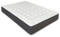 Matelas viscoélastique, dimensions 150x200 cm, fermeté moyenne, hypoallergénique
