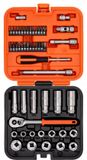 Bahco Gereedschapset 1/4" & 3/8" - 51 Delig