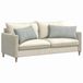 vidaXL - Zitkussens - 2 pcs - Lichtgrijs - 80 x 40 cm - Corduroy stof