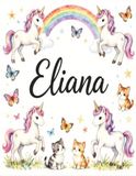 Eliana Personalized Coloring Book