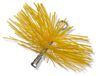 Kibros Brosse de cheminée ronde plastique Ø 150 mm filetage M12