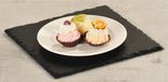 Kesper Pannenonderzetters - 2x stuks - leisteen - 20 x 20 cm - Vierkant