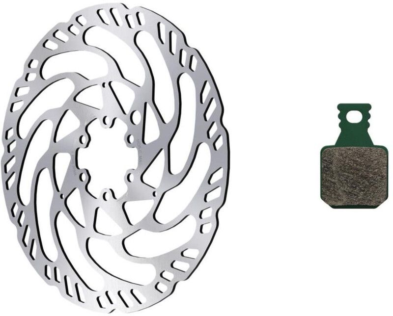 Magura Remschijf Ø 180 mm Zilver/Groen - 2020 Model