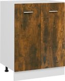 vidaXL Onderkast Lyon 60x46x81,5 cm bewerkt hout gerookt eikenkleurig