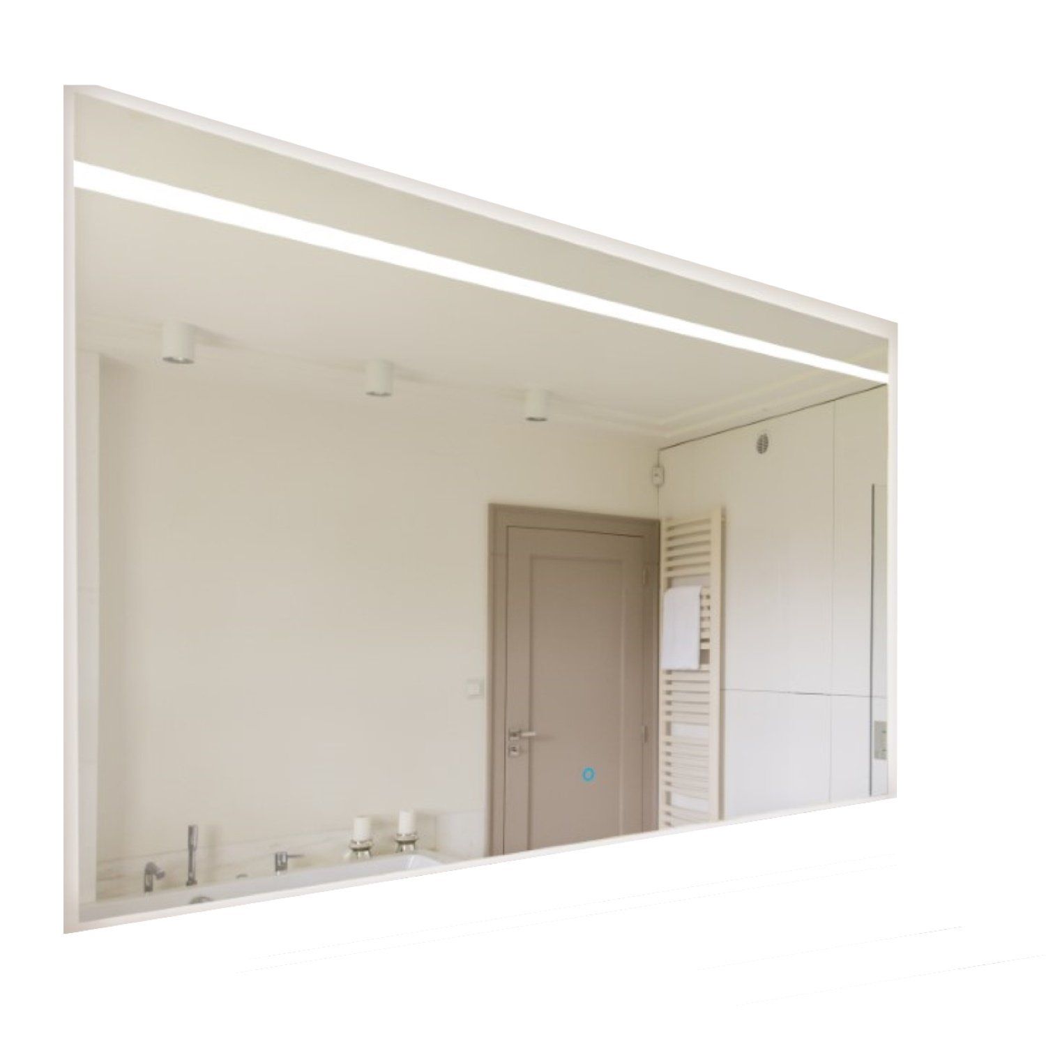 Gliss Design Decora Horizontaal Spiegel - 120 cm - LED Verlichting